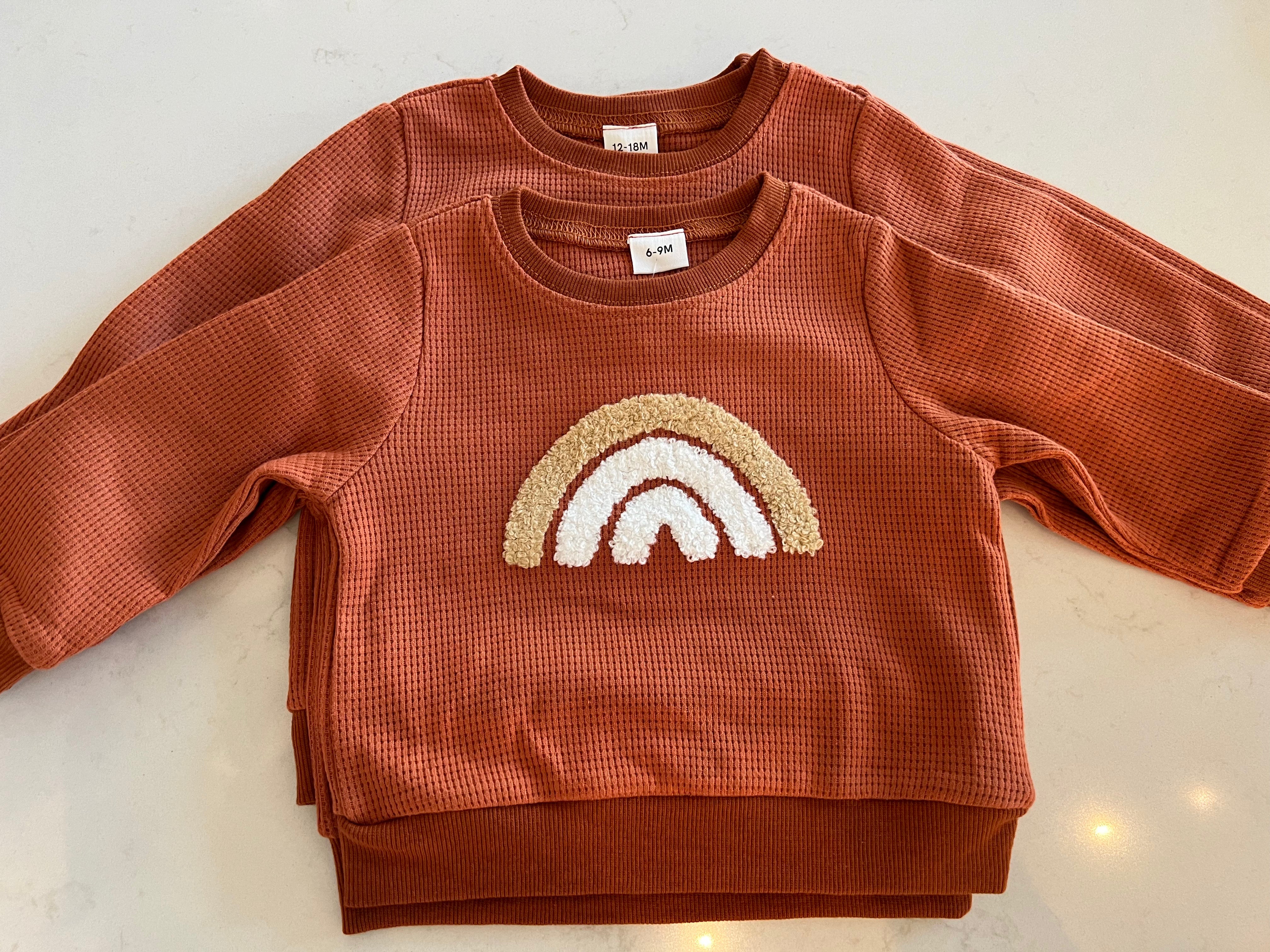 Baby Fall Rainbow Sweater