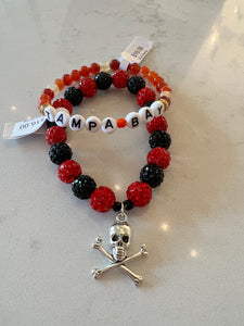 Bucs Beaded Bracelets