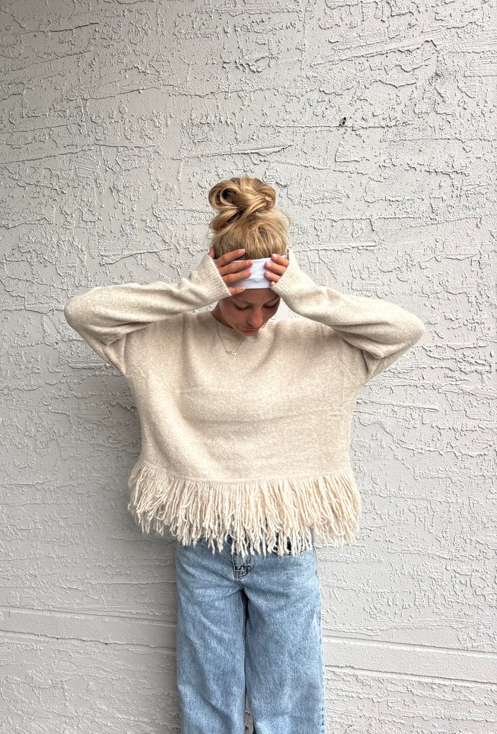 Fringin' Around Knit Sweater