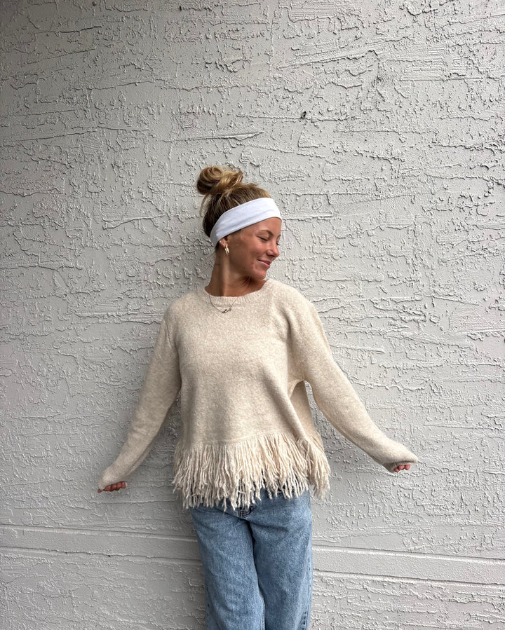 Fringin' Around Knit Sweater