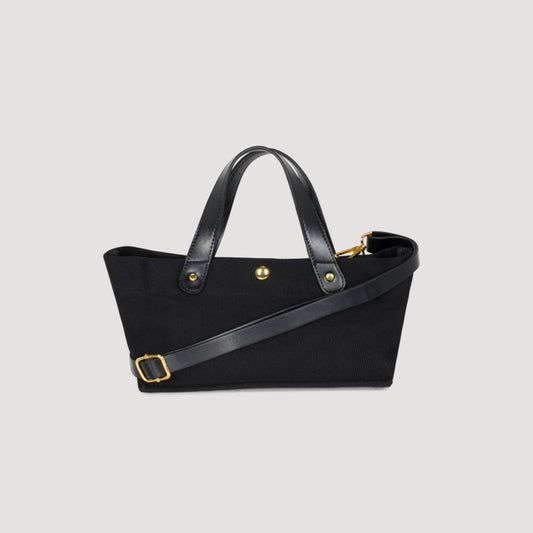 The Mini Horizon Tote 2.0- Coal (Black) Ell & Emm