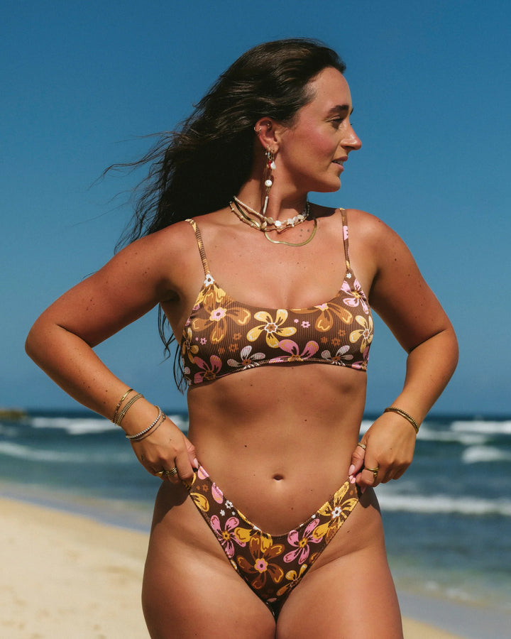 Margaret Ribbed | Classic Bottoms Honey Swim