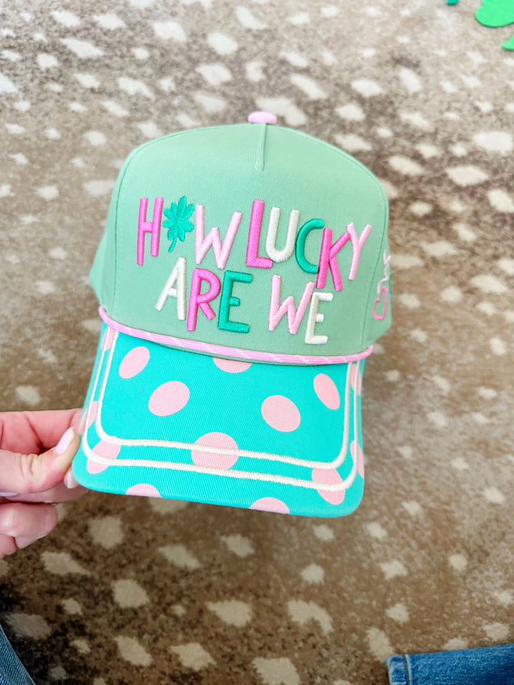 How Lucky Are We Trucker Hat