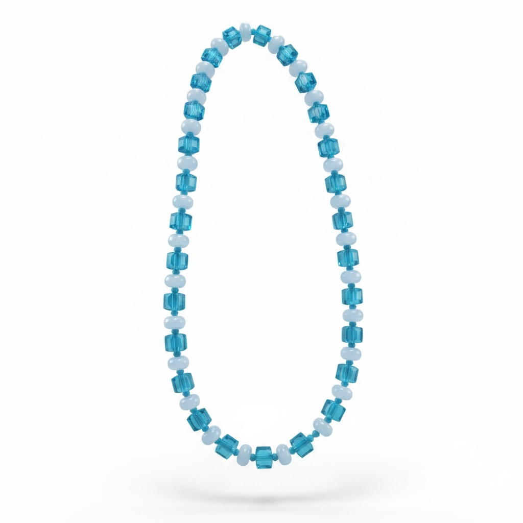 Baby Blues Beaded Necklace