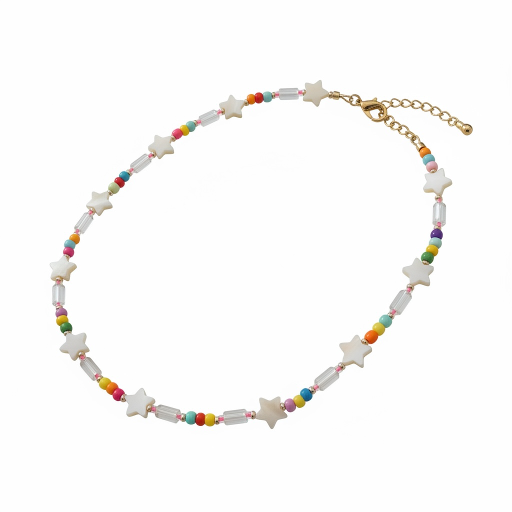 Star of the Show Beaded Necklace