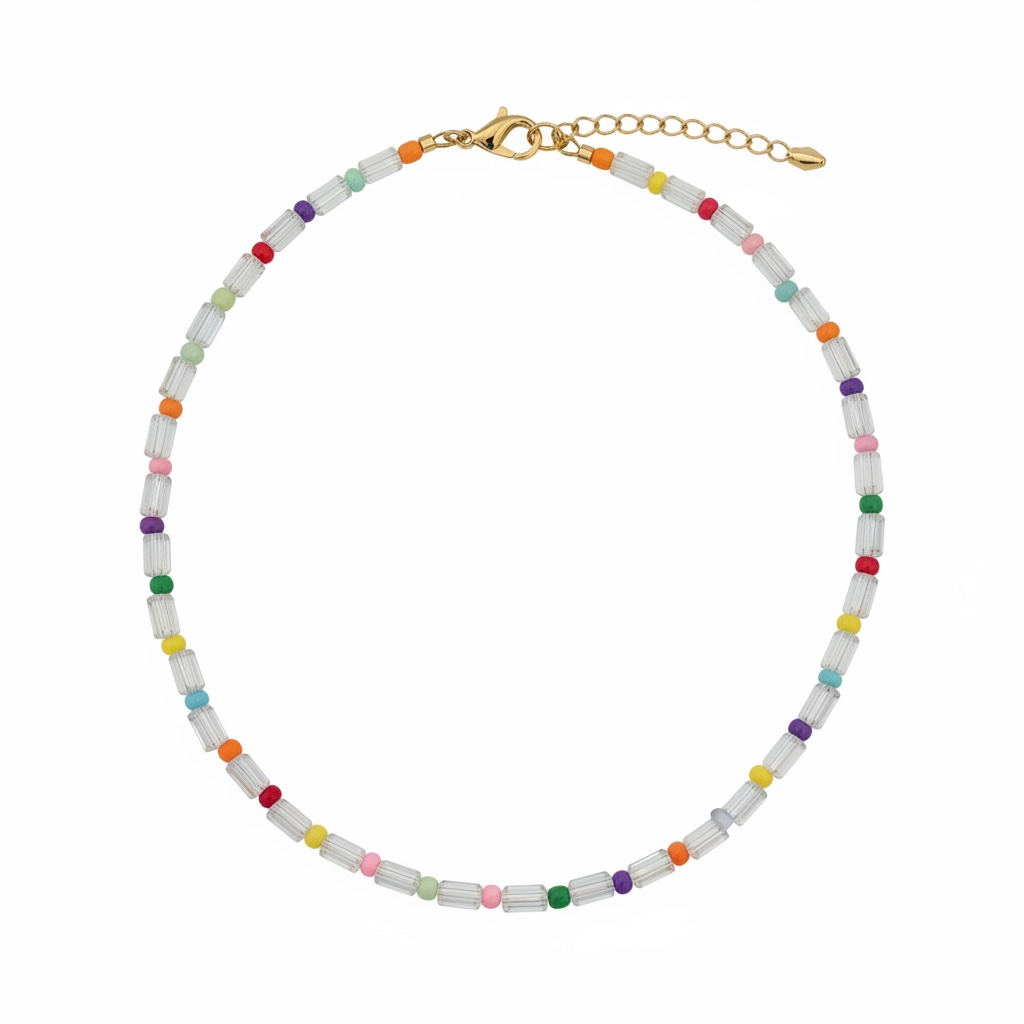 Life in Color Beaded Necklace