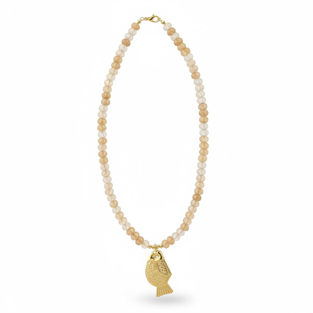 Off the Hook Beaded Necklace