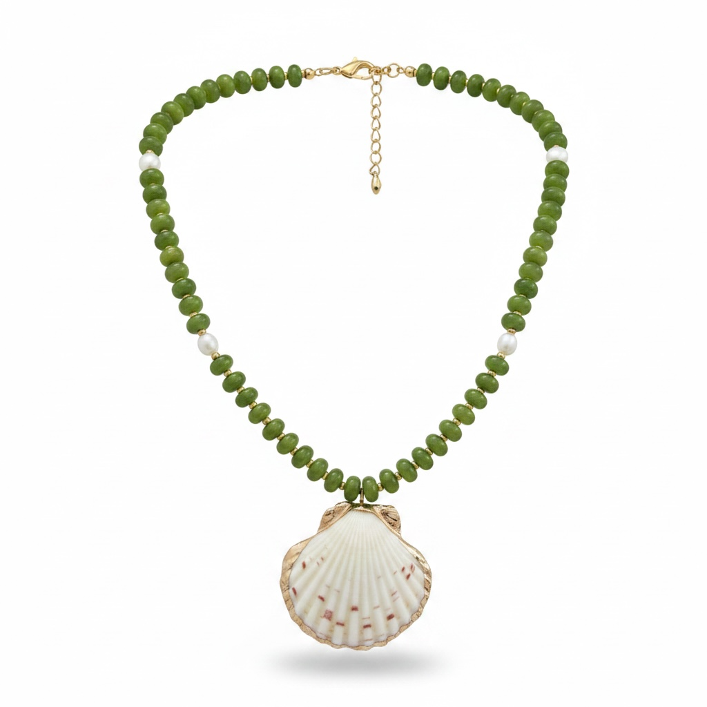 Jane Beaded Shell Necklace