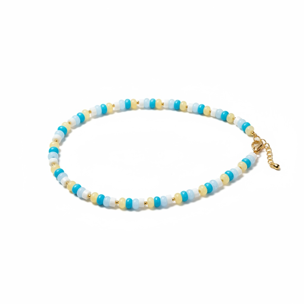 Beach Sands Beaded Necklace