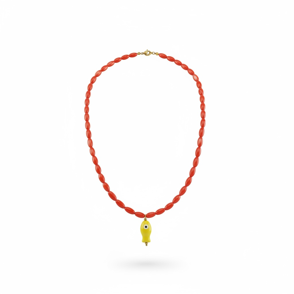 Off The Hook Beaded Necklace