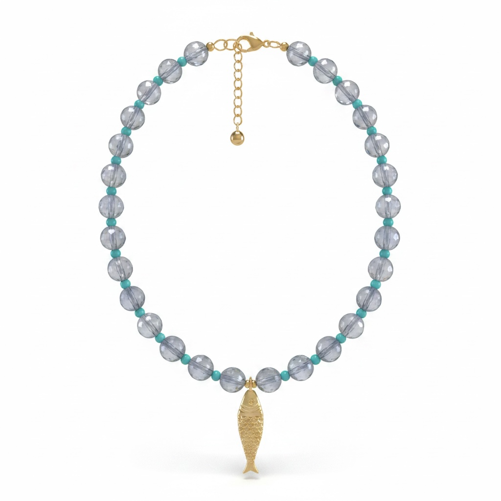 Sea Glass Charm Necklace