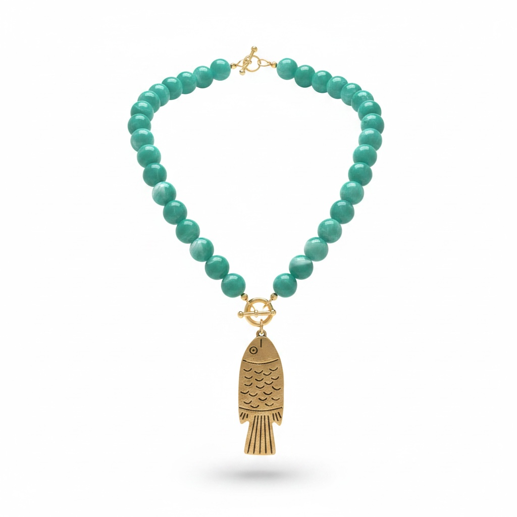 Tarpon Beaded Necklace
