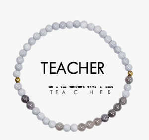 Teacher - Morse Code Bracelet