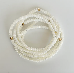Pearl Beaded Stretch Bracelet (1)