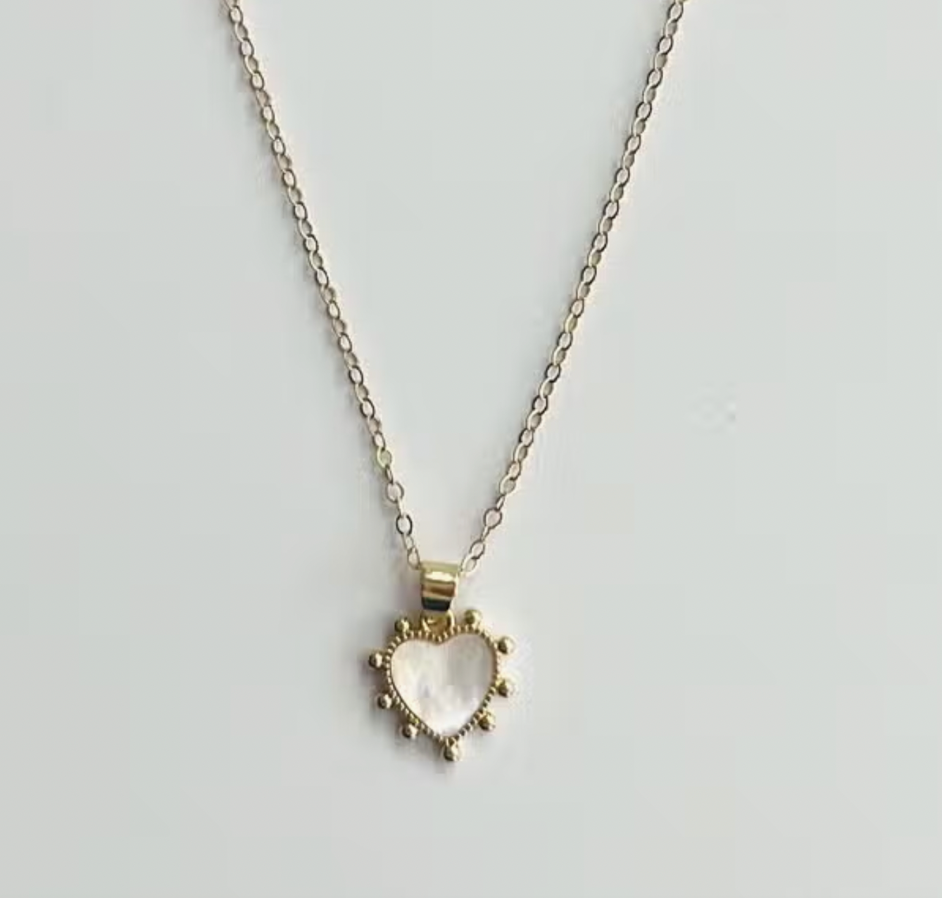Pearl Heart Necklace