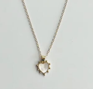 Pearl Heart Necklace