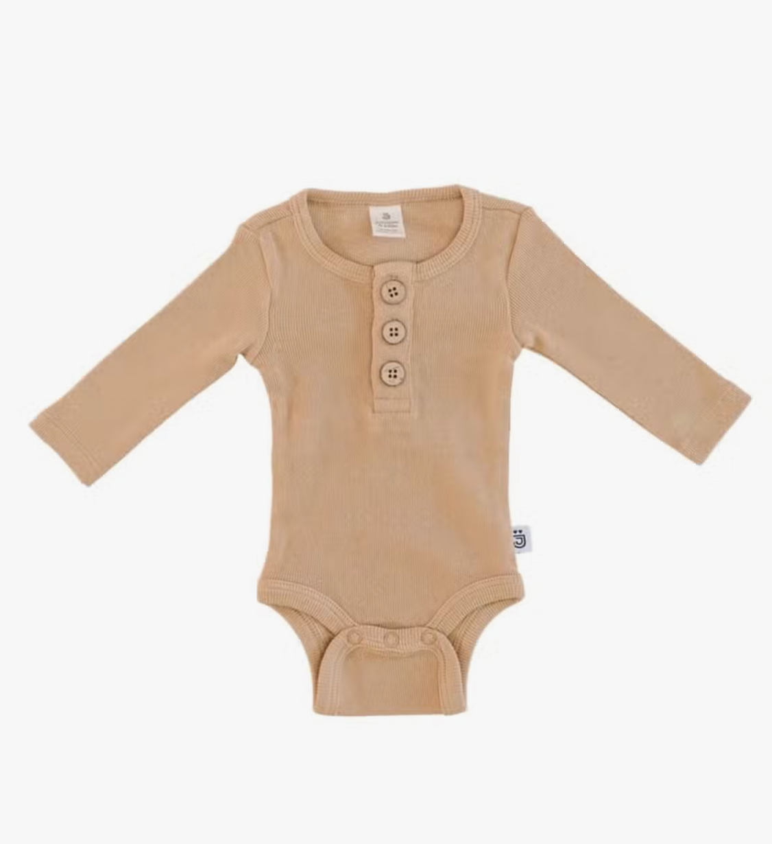 3 Button Bodysuit in Latte