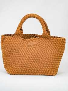 Camel Woven Tote - Parker and Hyde