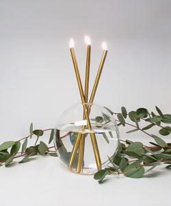 Gold Everlasting Candles (pack of 3)