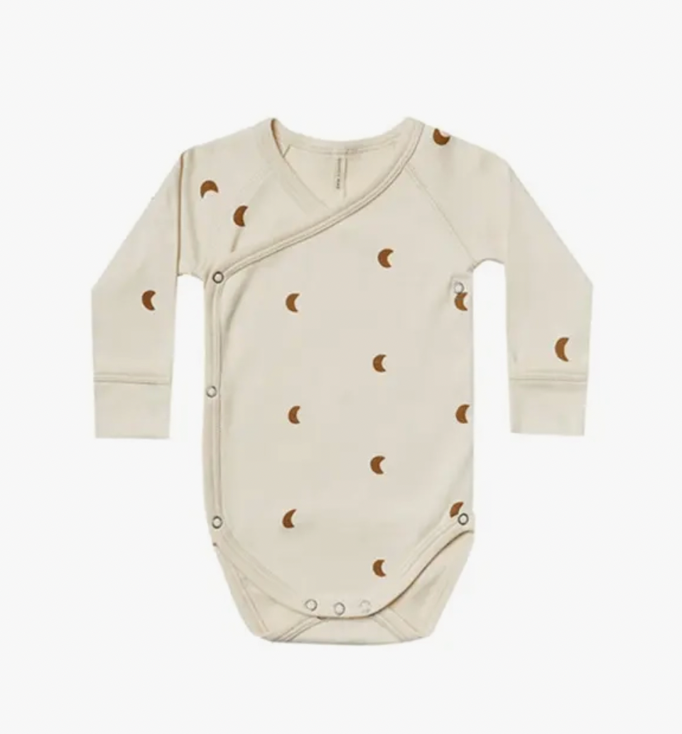Long Sleeve Onesie- Moon