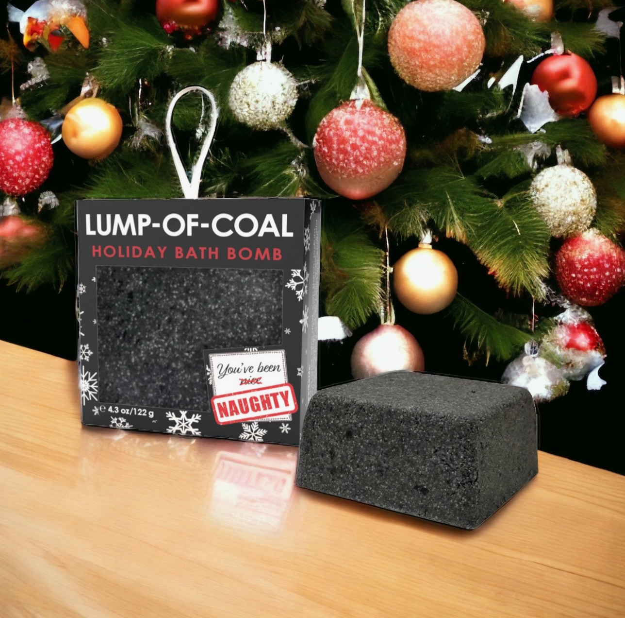 Lump of Coal Holiday Bath Bomb