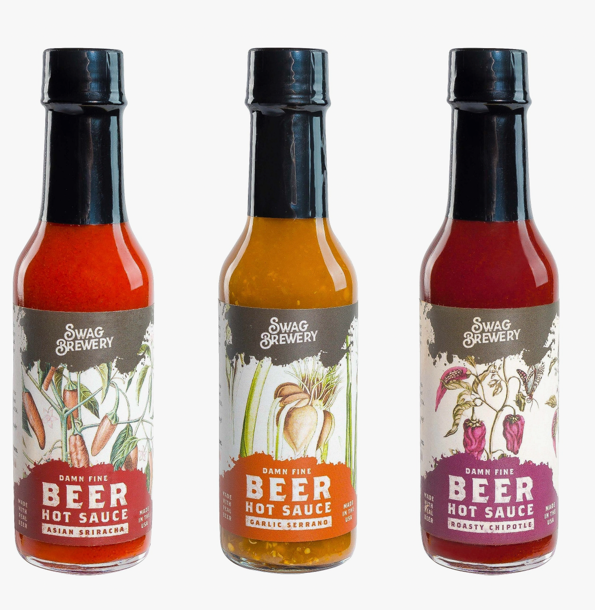 Beer Infused Hot Sauce - Multiple Flavors