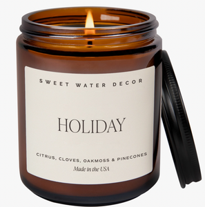 Holiday 9 oz Soy Candle - Christmas Home Decor & Gifts