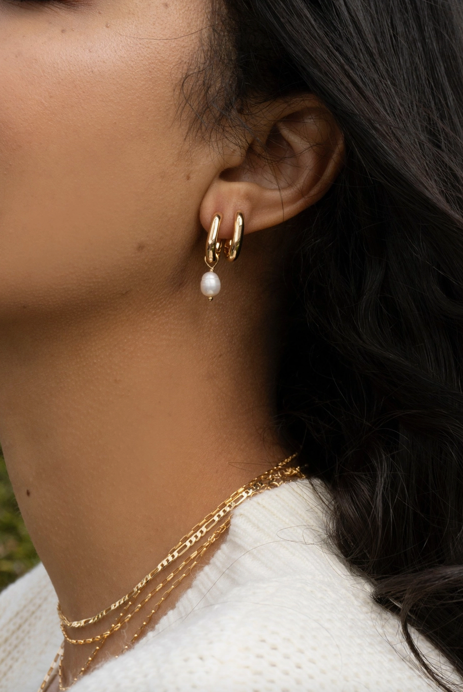 Remi Pearl Hoops