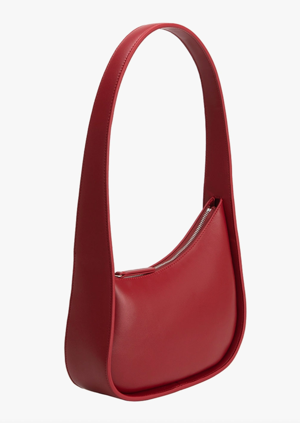Willow Red Recycled Vegan Shoulder Bag - Melie Bianco
