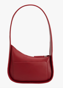 Willow Red Recycled Vegan Shoulder Bag - Melie Bianco