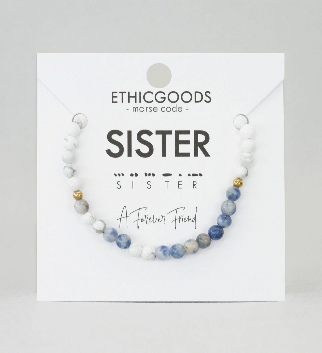 Sister - Morse Code Bracelet