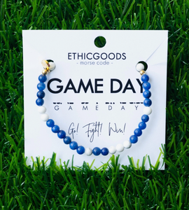 Game Day - Morse Code Bracelet Bucs and Bolts