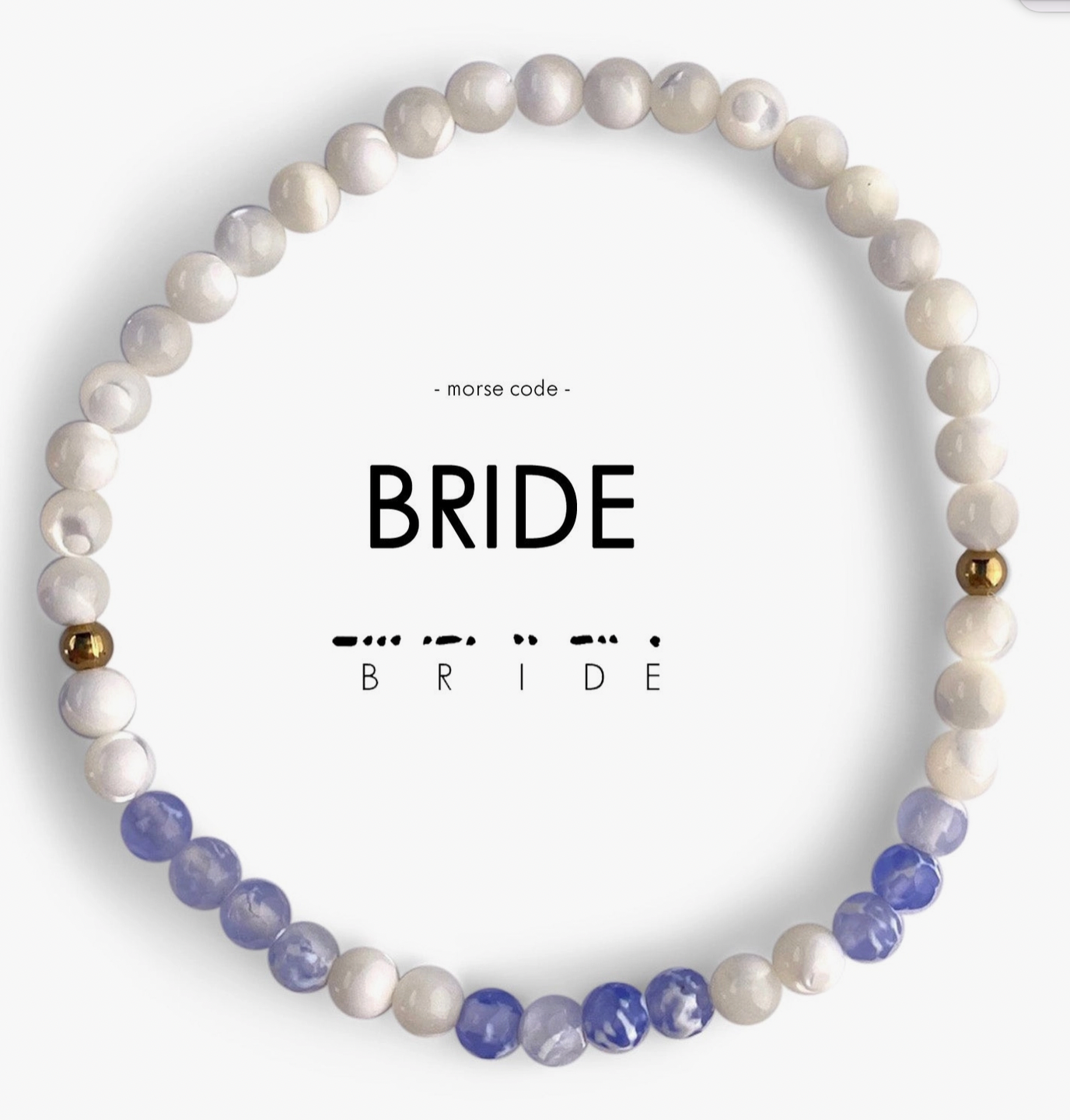 Bride - Morse Code Bracelet
