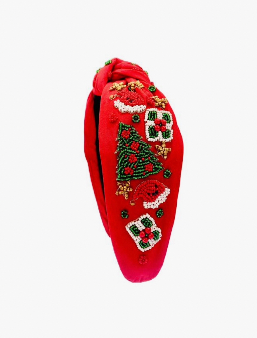 Red Holiday Headband
