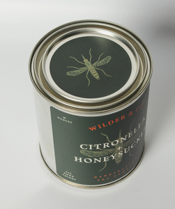Citronella + Honeysuckle Outdoor Patio Candle