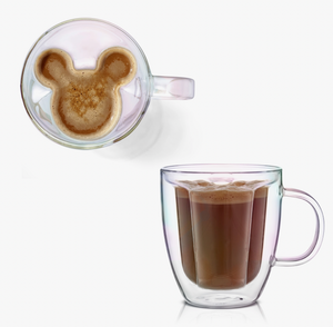 Disney100 Limited Edition 3D Mickey Mouse Glass Coffee Mug