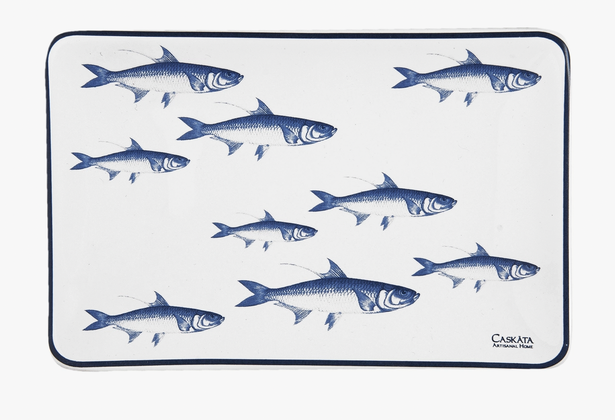 Fish Ceramic Coastal Tray