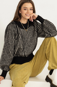 Dreamer Striped Pullover Sweater