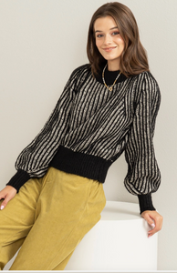 Dreamer Striped Pullover Sweater