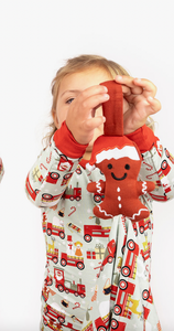 Christmas Train Gingerbread Baby Gift Bamboo Baby Lovey