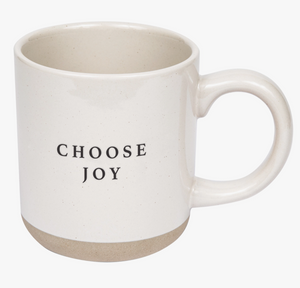 Choose Joy Stoneware Coffee Mug