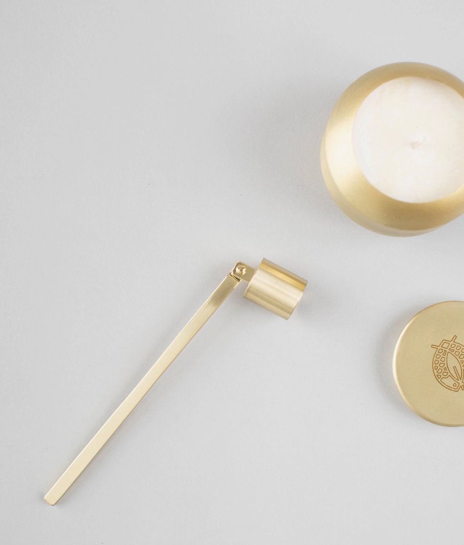 Brushed Gold Candle Snuffer