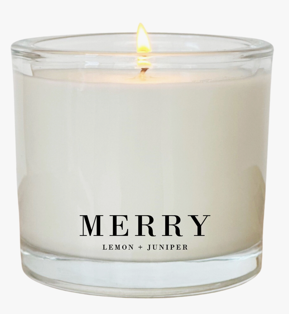Merry | Lemon + Juniper Coconut Wax Candle