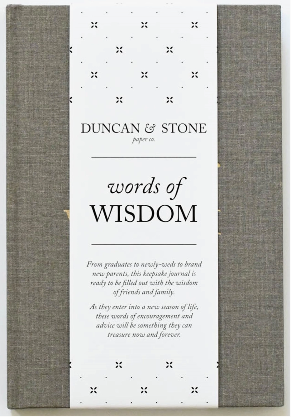 Words of Wisdom Journal For Wedding Guest Book | Graduation