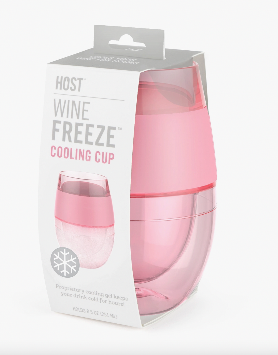 Wine Freeze™ Cooling Cup in Translucent Pink (1 Pack)