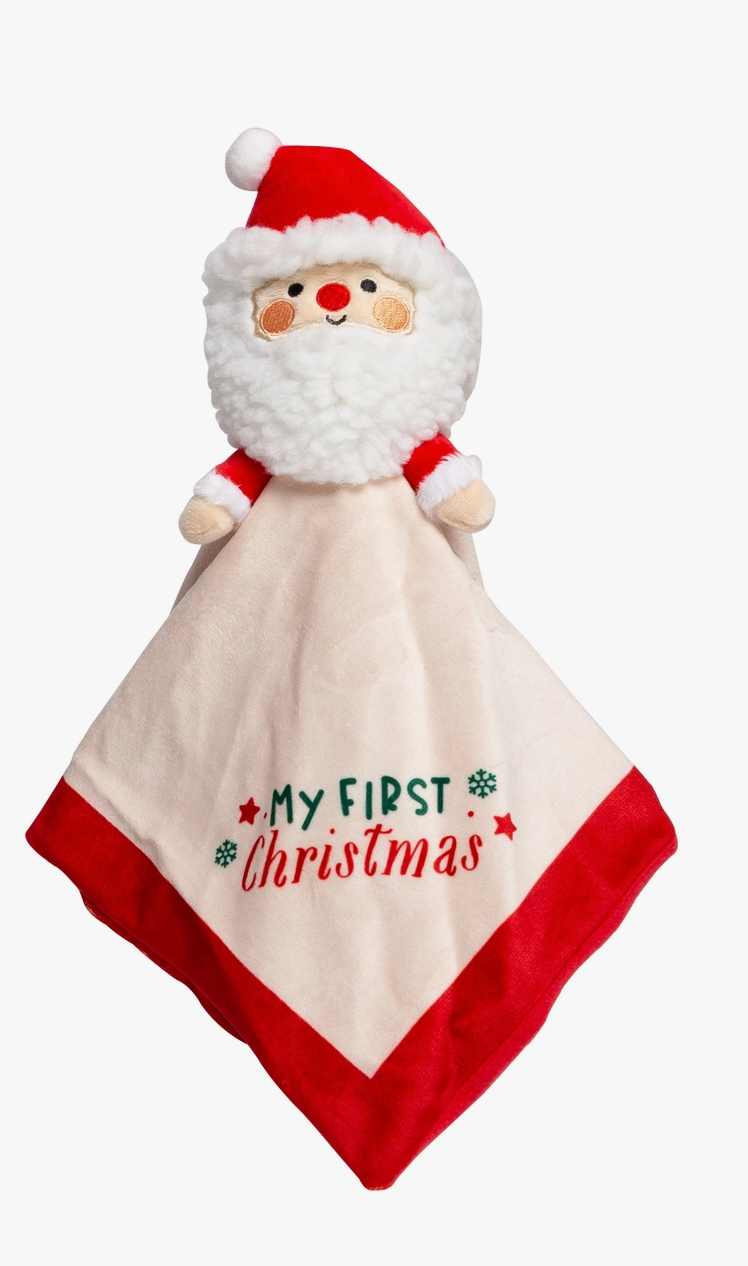 Baby's First Christmas Santa Snuggle Holiday Blanket