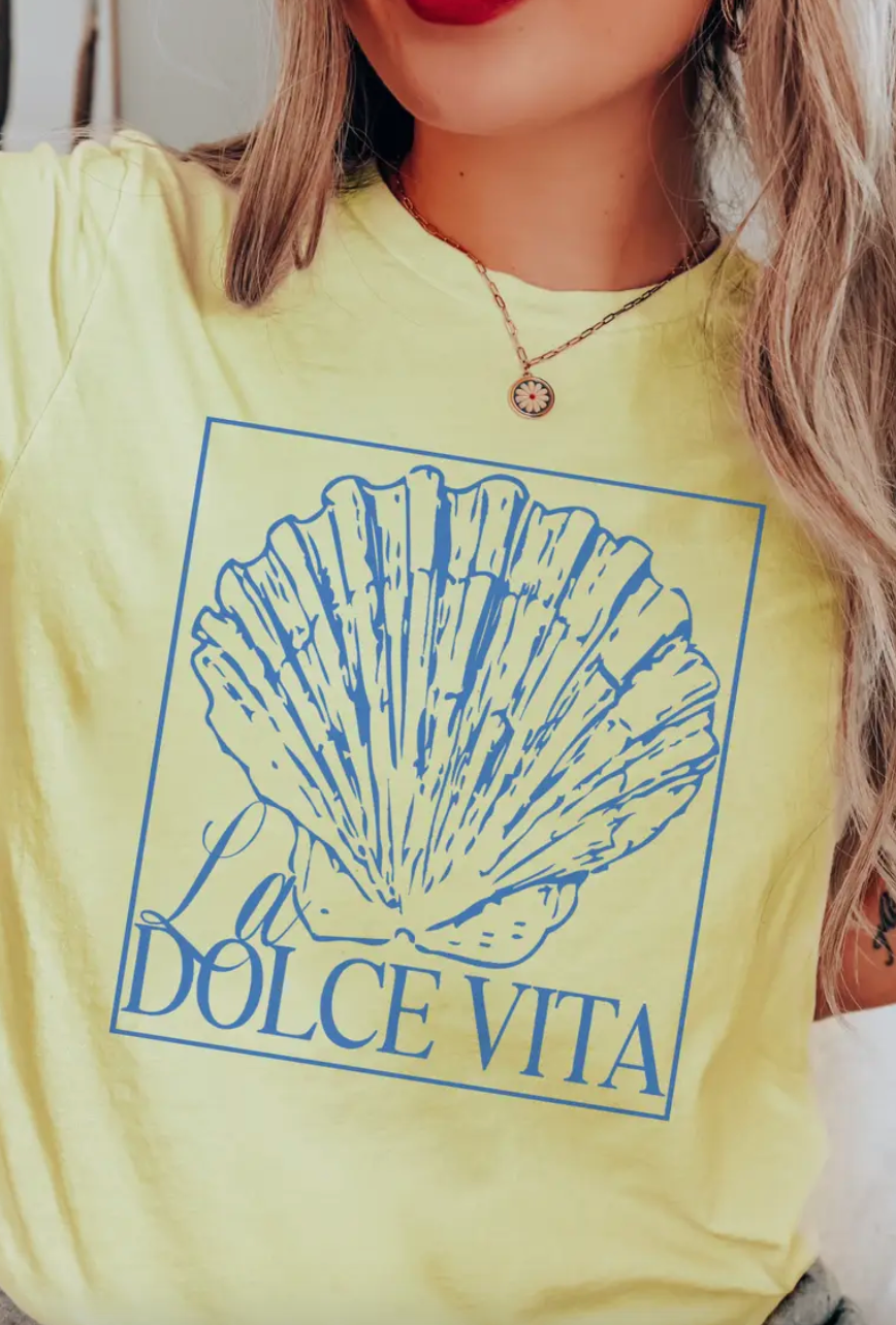 La Dolce Vita Graphic Tee | Summer Teed