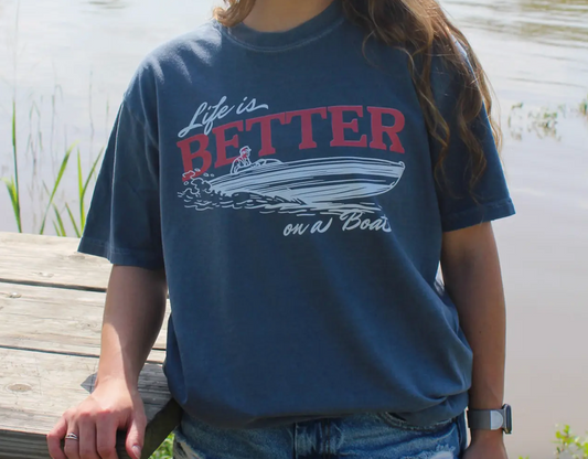 Life Is Better On A Boat Graphic Tee
