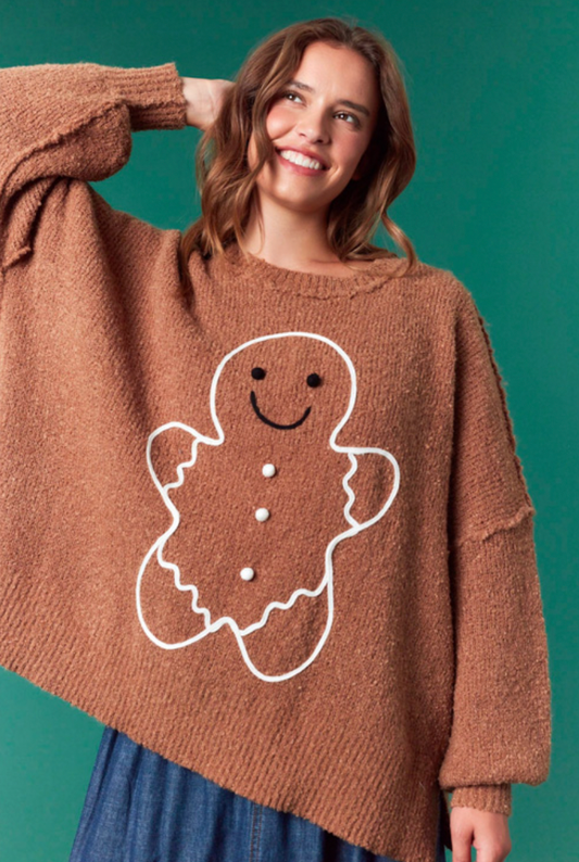 Gingerbread Man Sweater