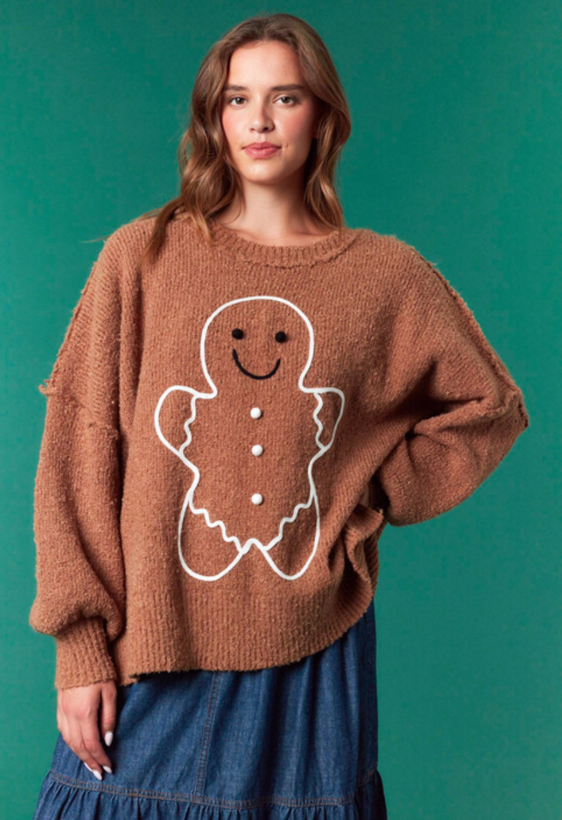 Gingerbread Man Sweater